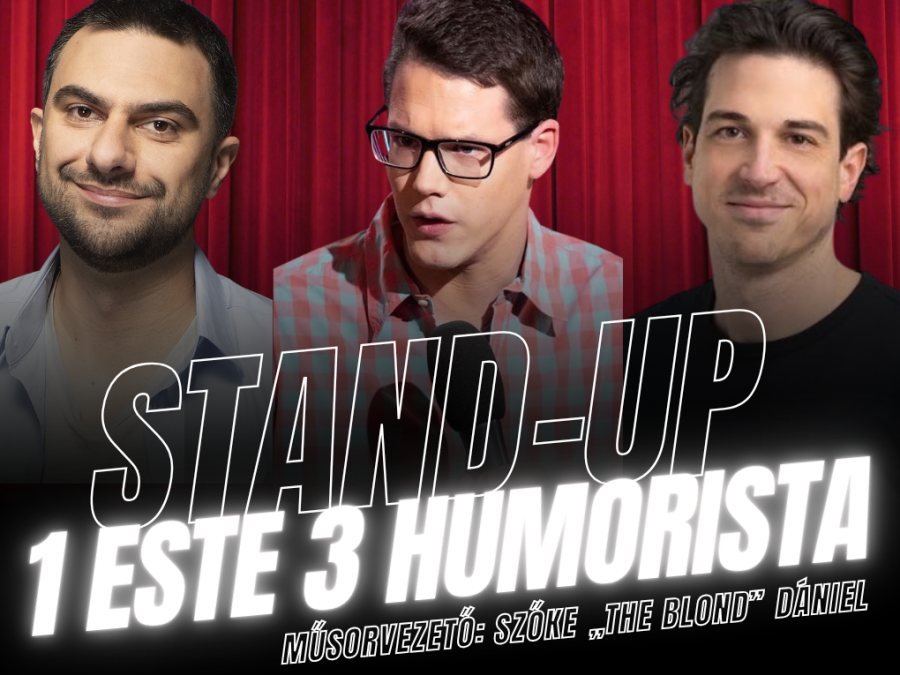Stand-up est: Said Dániel, Gaál Dániel, Fehér Gáspár — Corner’s Pub, 2026. november 11.