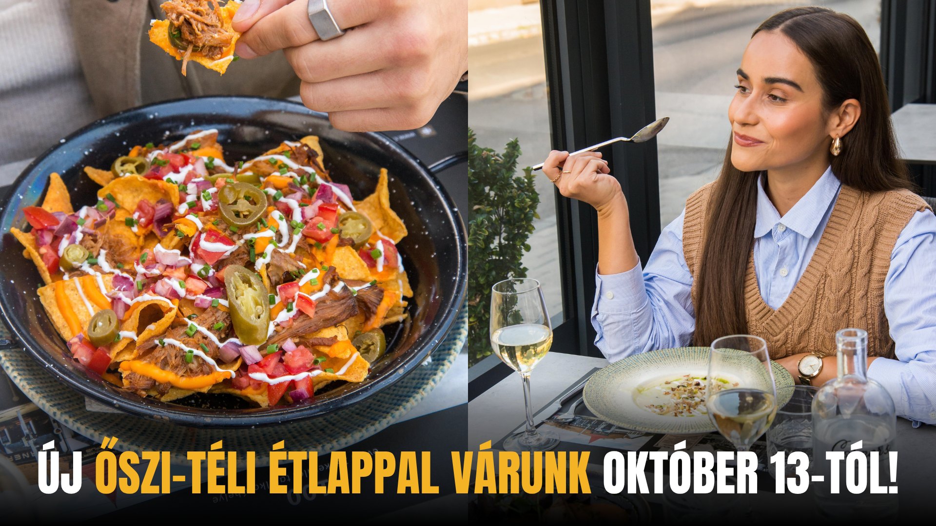 Új őszi–téli étlappal várunk október 13-tól